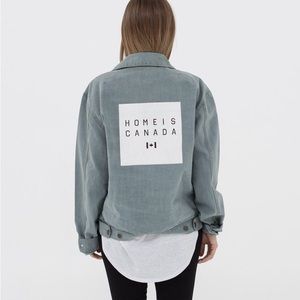 Peace Collective - Home is Canada - Denim Jacket - Medium